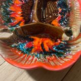 Plat vallauris poisson vintage