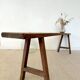 Large raw workshop bench with dowels - wabi-sabi spirit 175 cm