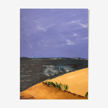 "dunes" - 2019/ peinture huile et couteau