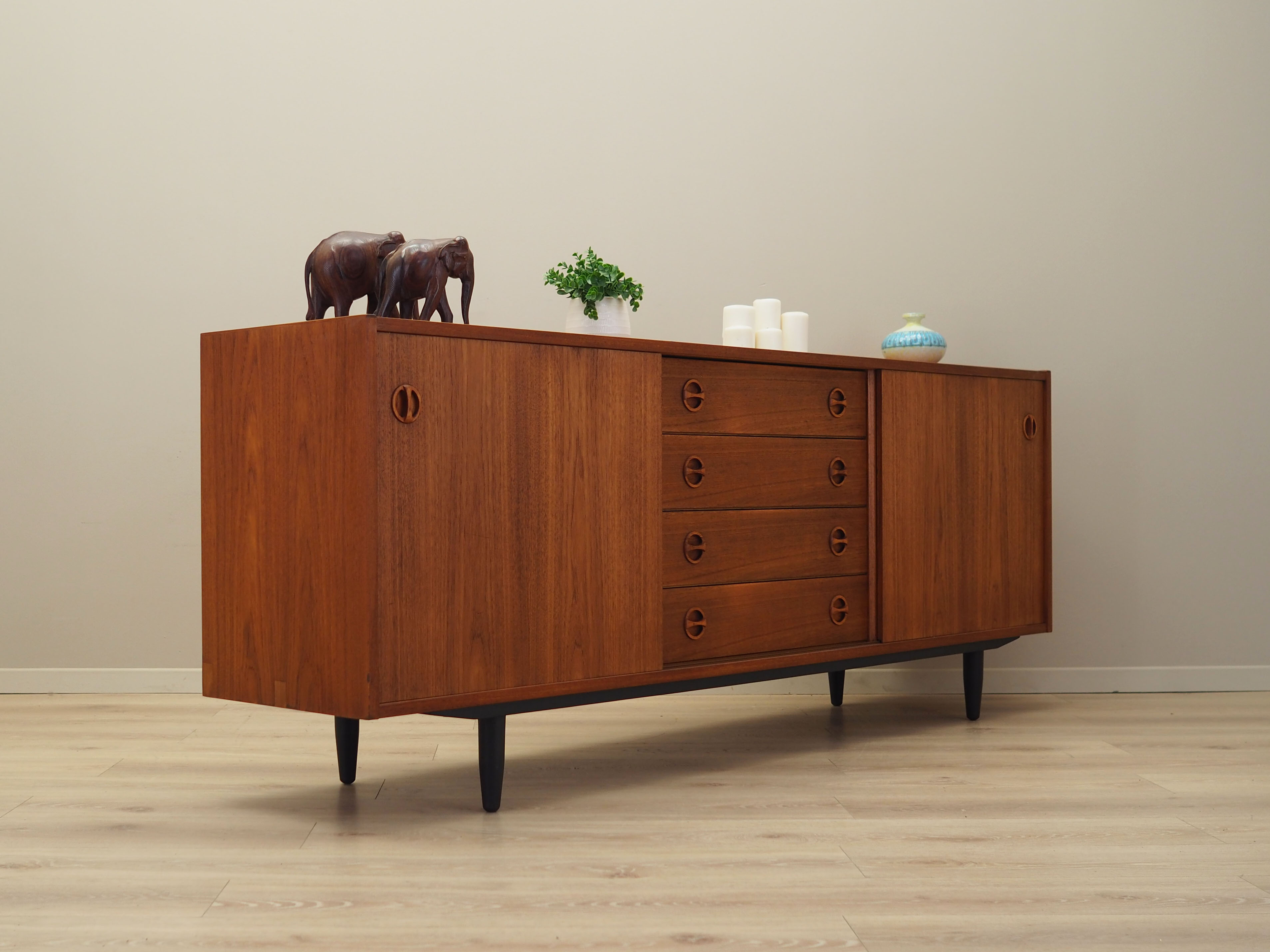 Teak sideboard, Danish design, 1960s, production: Denmark