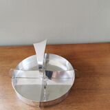 art deco servant in silver metal