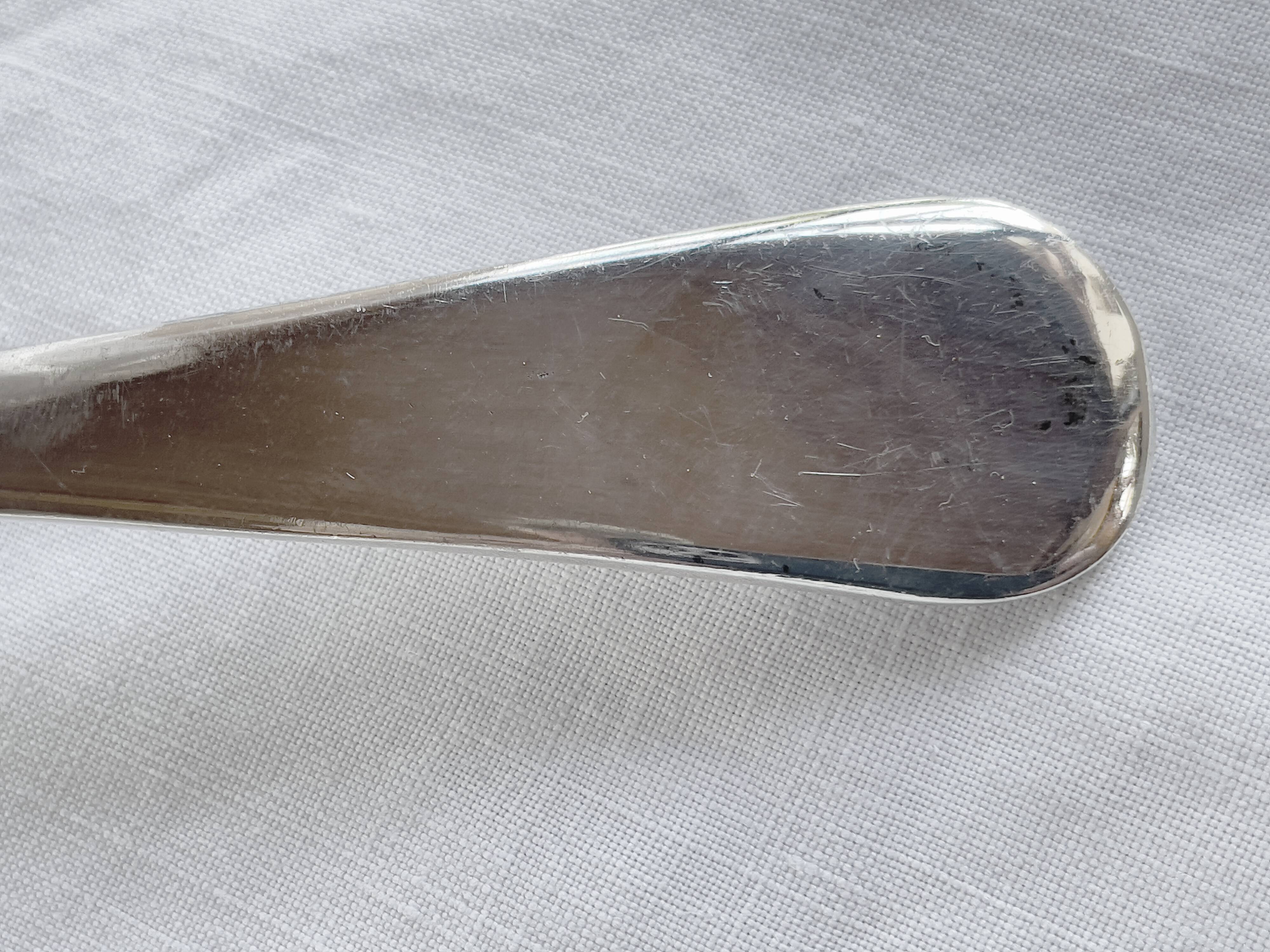 Warriss Sheffield eng 19th century large -32.5 cm- serving spoon