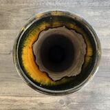 Art Nouveau vase in Flemish pottery