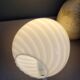 Lampe egg spirale en verre de Murano