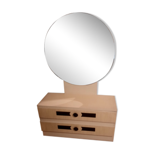 Coiffeuse vintage miroir - triptyque