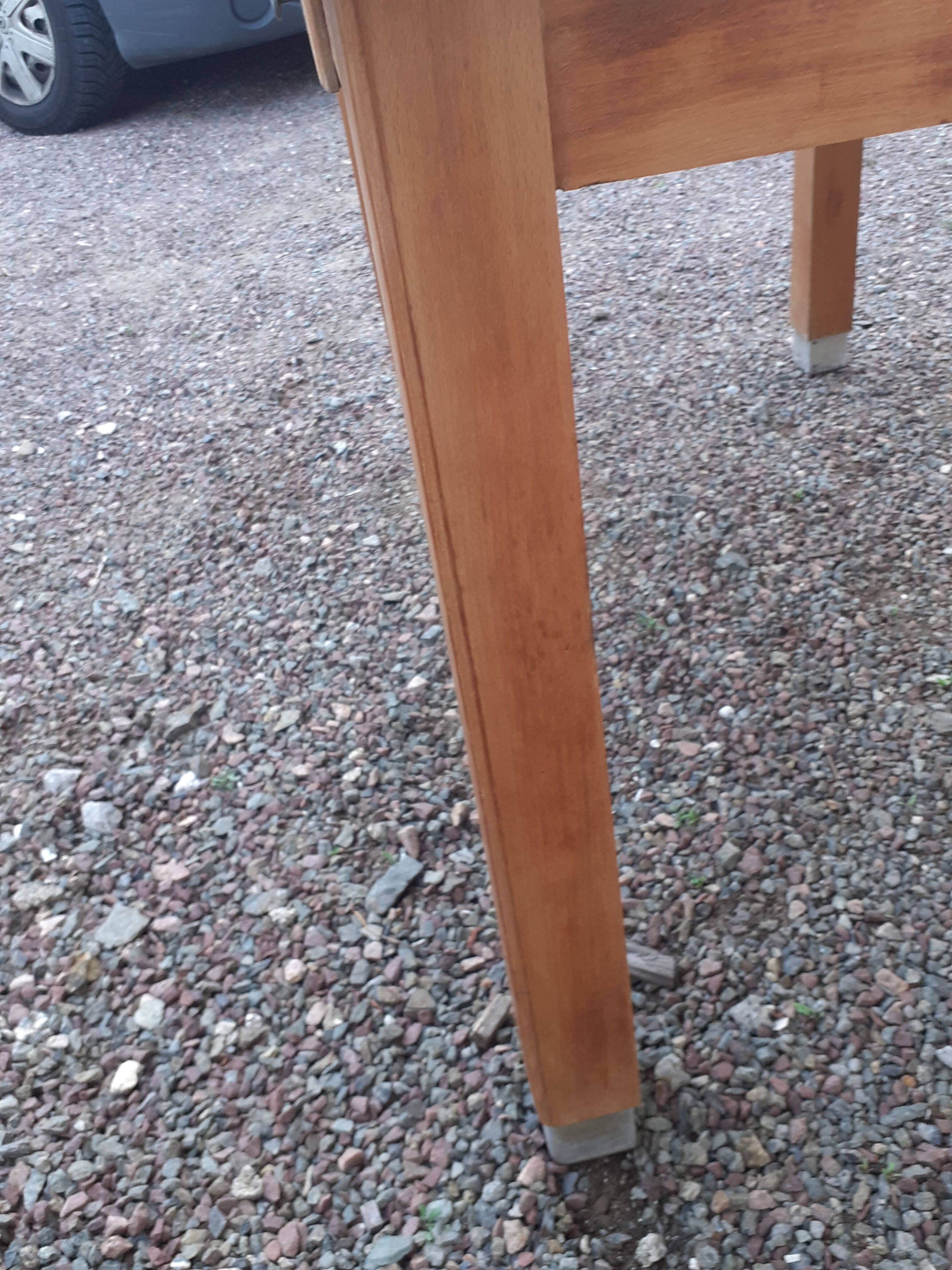 Vintage wooden formica kitchen table