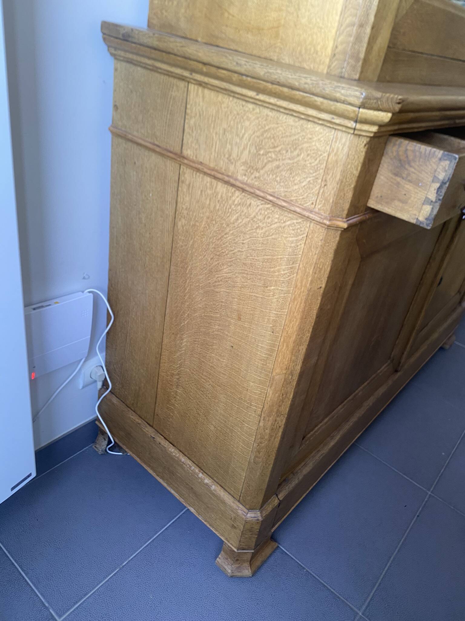 Buffet two bodies in solid oak