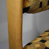 CHAISE BOIS et TISSU années 70