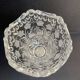 Polished and frosted molded crystal vase – Mid-20th century