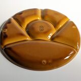 6 enamelled earthenware plates