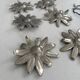 Set of 6 vintage silver-plated knife rests • Daisy flowers