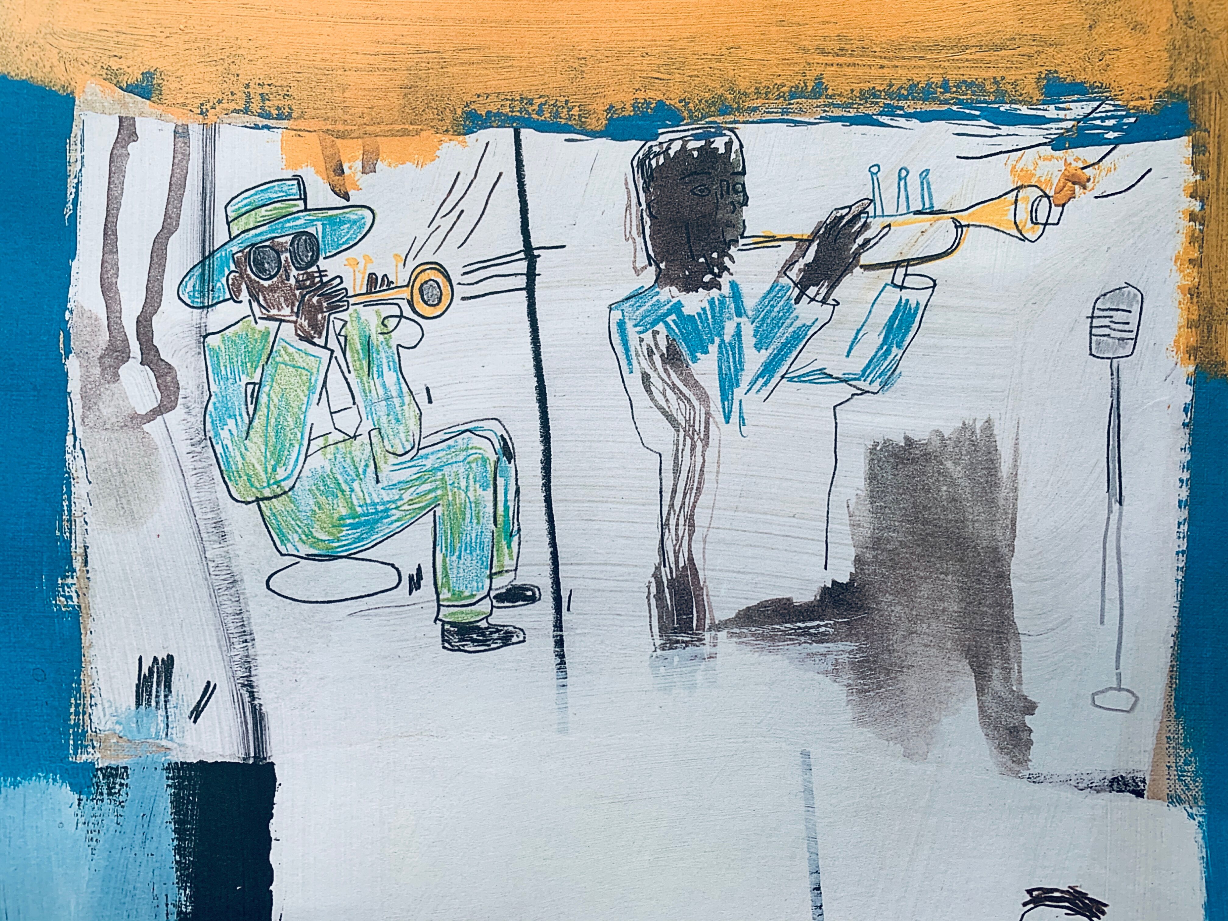 Art poster by Jean-Michel Basquiat " Worthy Constituents "1986 60X80cm
