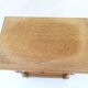 Console ou table d'appoint en bois massir teinté chêne clair