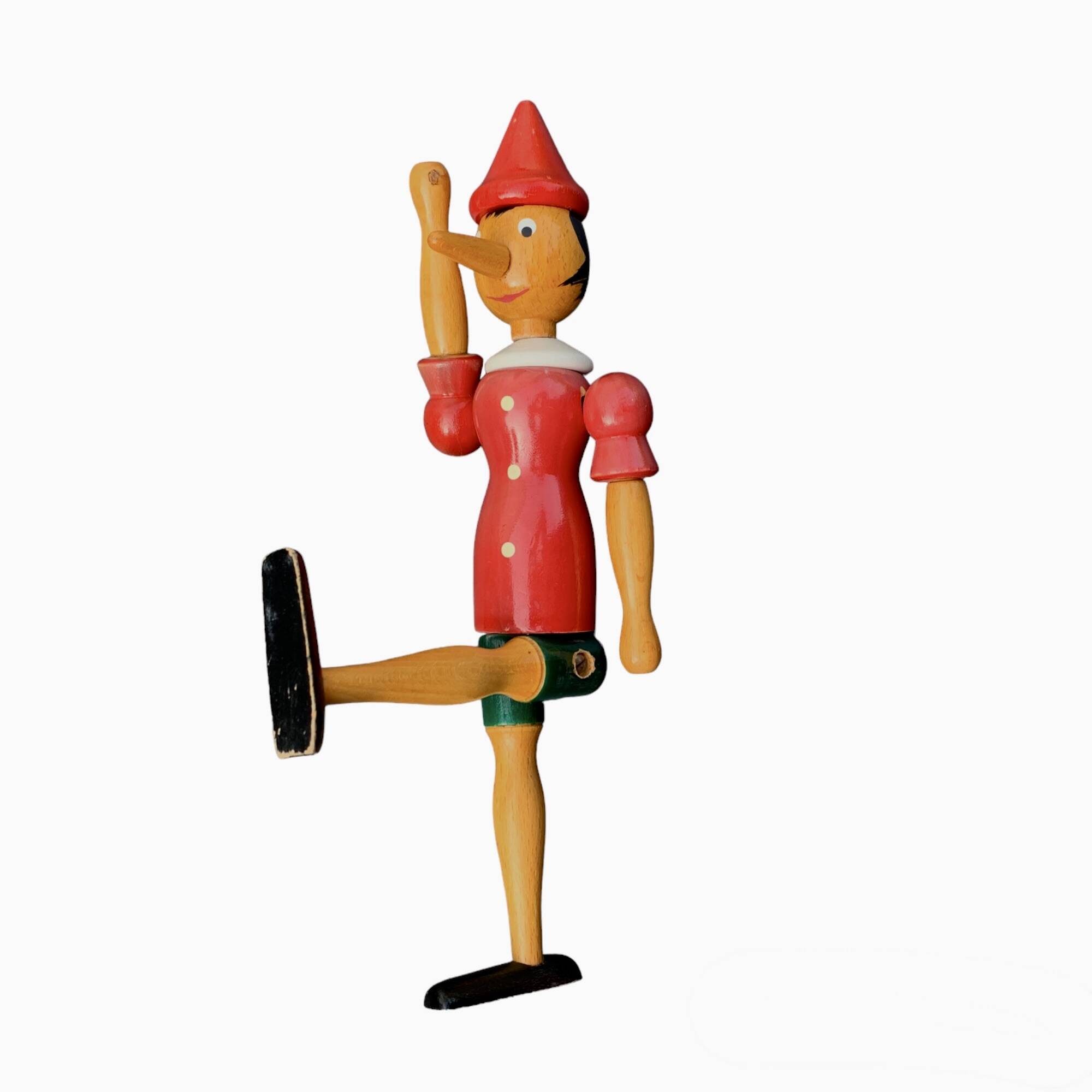 Articulated wooden Pinocchio - 31 cm