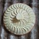 Vintage pie dish in majolica