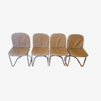 4 chaises de Gastone Rinaldi