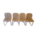 4 chaises de Gastone Rinaldi