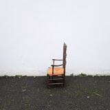 Straw armchair