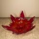Italian Murano glass cup vase