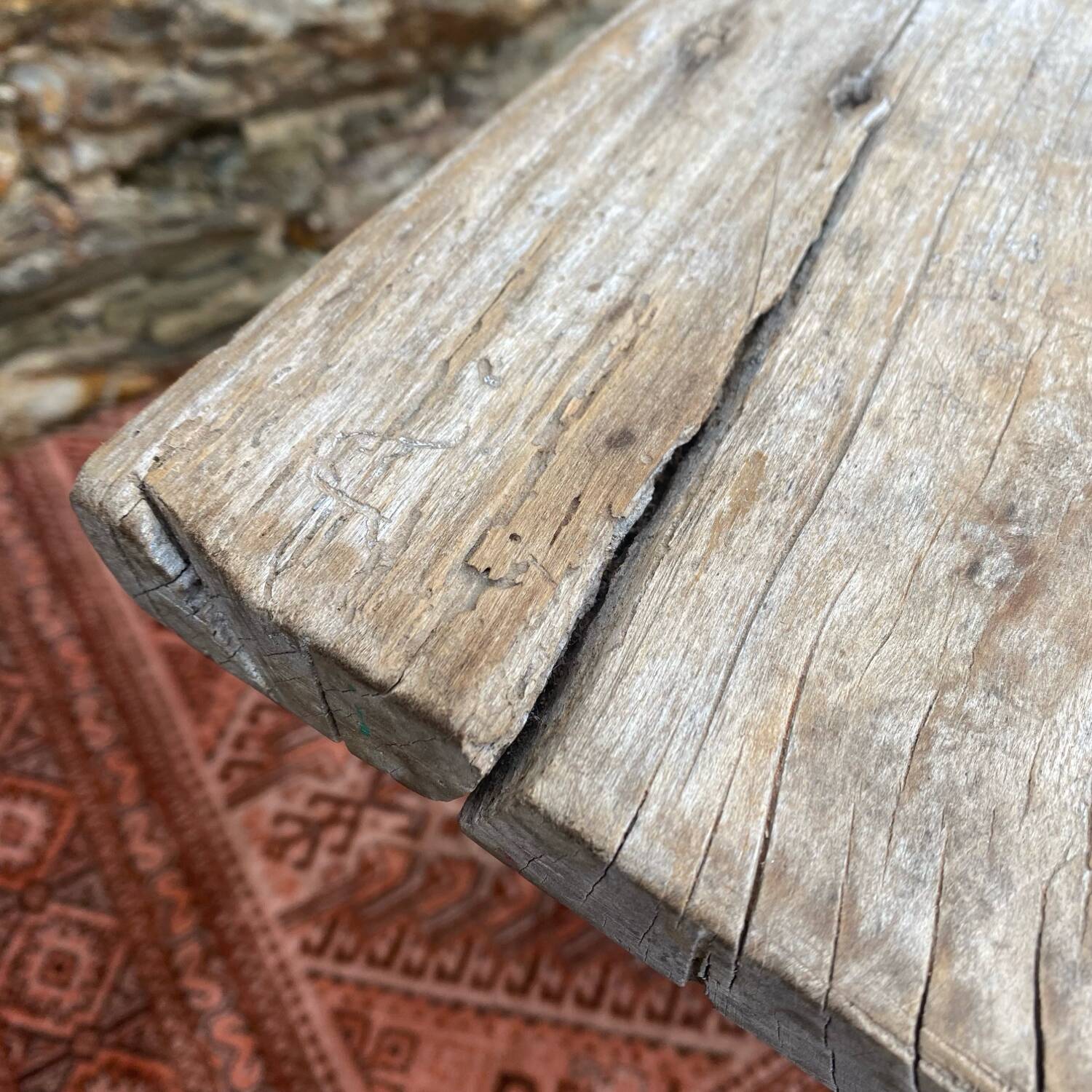 Old bistro bench 99cm