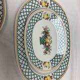 Lot 2 oval dishes villeroy and boch basket