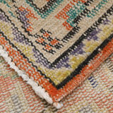 Vintage runner rug, 74x314cm