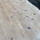 Georges Robert farmhouse table 1960 renovated in raw solid pine 200cm