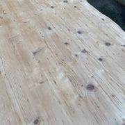 Table de ferme Georges Robert 1960 rénovée en pin massif brut 200cm
