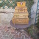 Wicker suitcase
