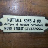 Coiffeuse anglaise Nutall sons & Co