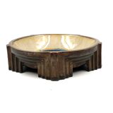 Art Deco ceramic centerpiece, Mougin Freres, Nancy France 1920s