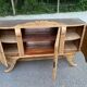 Vintage wooden display cabinet art deco 1940s