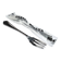 Set of 2 silver metal fish forks reneka fillet spatours 18cm