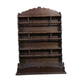Walnut shelf to hang or place on a piece of furniture