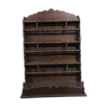 Walnut shelf to hang or place on a piece of furniture