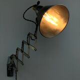 Scissors lamp accordion mazda france 1940