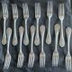 Christofle Marly 12 dessert forks, silver-plated, 17 cm