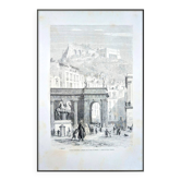 Castel Sant'Elmo, Naples. Printed in 1861.