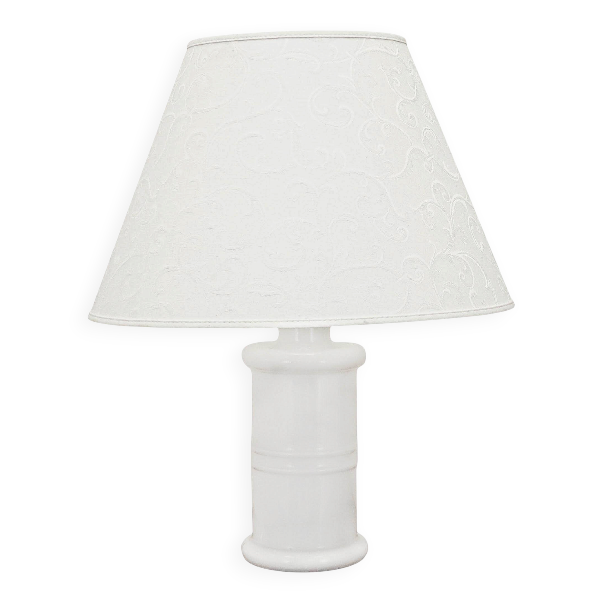 Holmegaard Glass Desk Lamp, Danish Design, 1970s