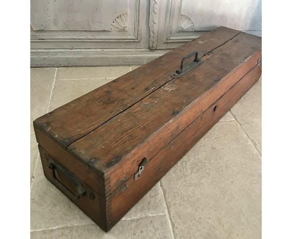 Vintage 90 cm wooden case