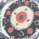 Vintage hand-embroidered tribal tapestry 130x137 cm