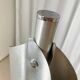Brushed aluminium floor lamp, Space Age style, 1970s