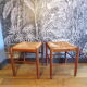 Pair of mulched stools