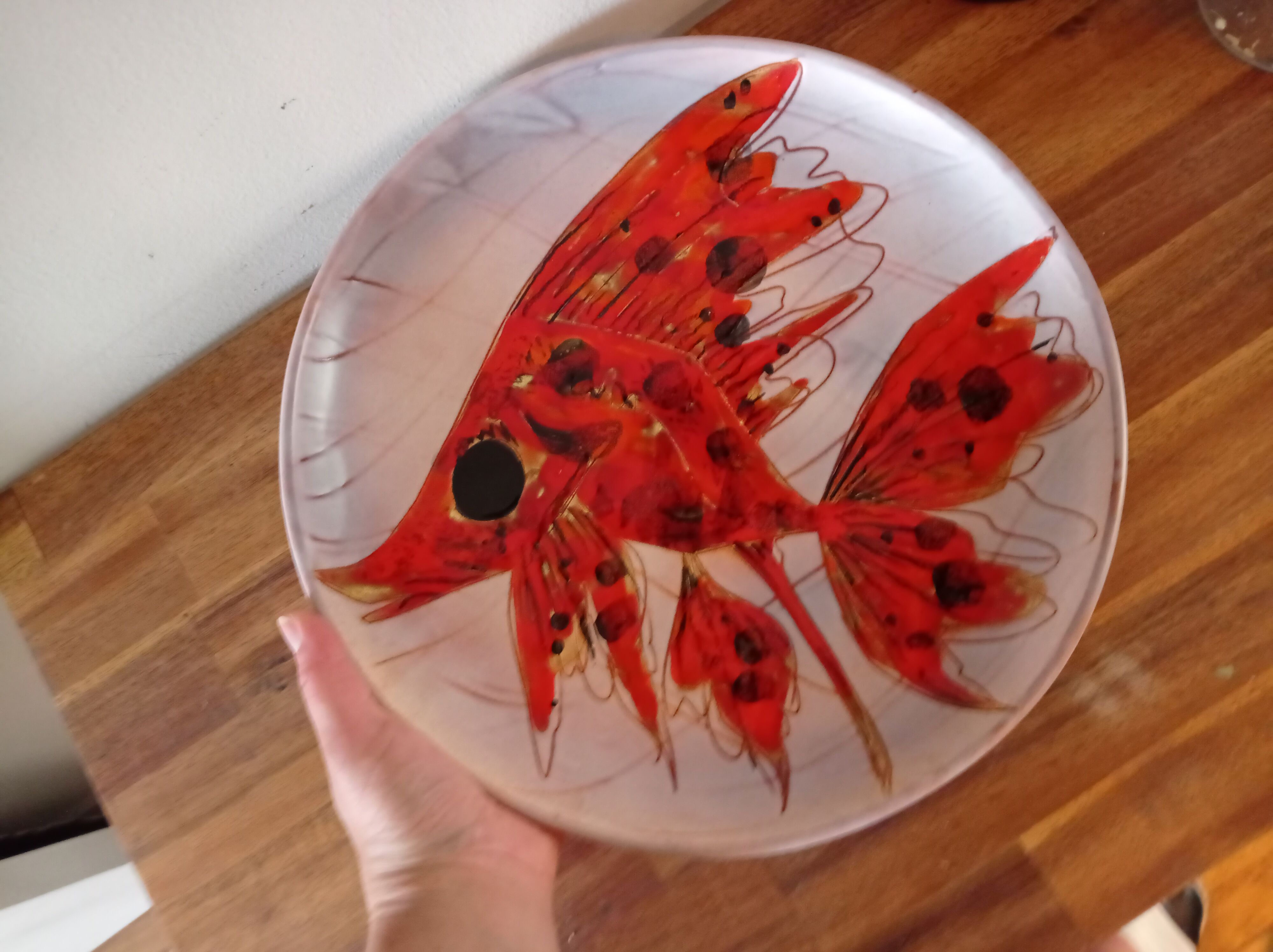 Plat Monique Brunner, Vallauris, ⌀ 32 cms