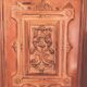 Decorative Hand-Painted Old Wooden Door Panel, Unique Piece