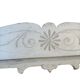 Antique Liberty painted, shaped and engraved wooden flowerpot holder
