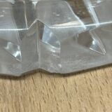 Flared crystal vase
