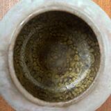 Minimalist vase from a German workshop from the mid-century by Lu and Gerd Grove, 1961.