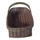 Vintage rectangular woven basket