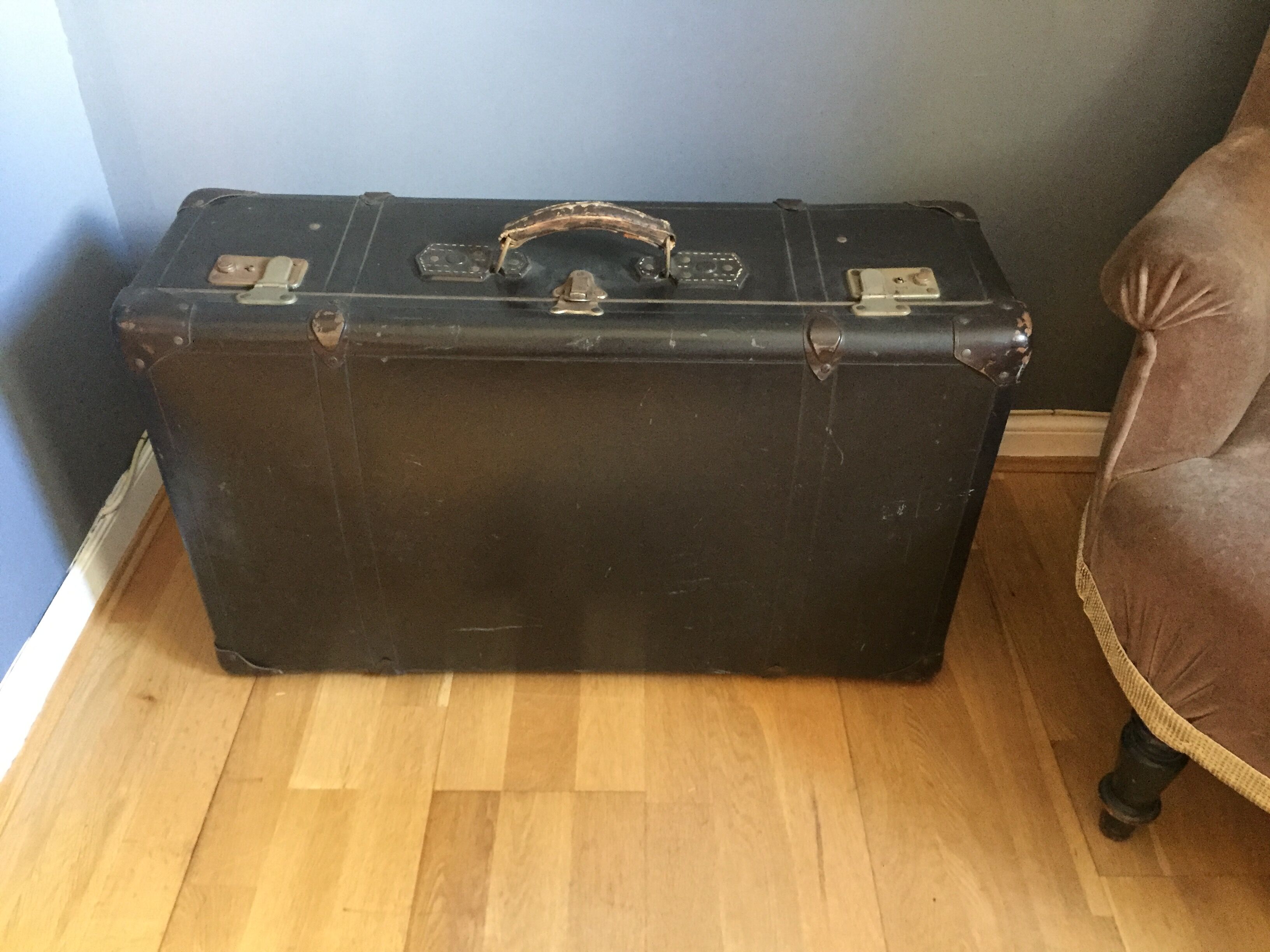 Valise ancienne vintage 1950